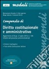 Compendio di diritto costituzionale e amministrativo libro