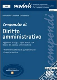 Compendio di diritto amministrativo libro