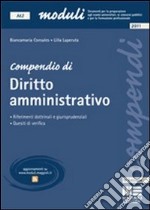 Compendio di diritto amministrativo libro