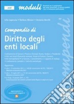 Compendio di diritto degli enti locali libro