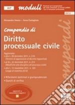 Compendio di diritto processuale civile libro