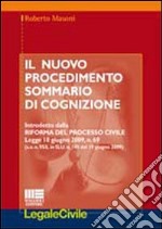 Il nuovo procedimento sommario di cognizione libro