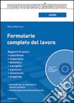 Formulario completo del lavoro. Con CD-ROM libro