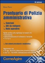 Prontuario di polizia amministrativa libro