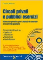 Circoli privati e pubblici esercizi. Manuale operativo per l'attività di controllo e la corretta gestione. Con CD-ROM libro