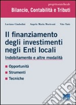 Il finanziamento degli investimenti negli enti locali. Indebitamento e altre modalità