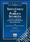 Testo unico di pubblica sicurezza libro