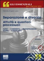 Separazione e divorzio. Attività e questioni processuali. Con CD-ROM libro