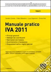 Manuale pratico IVA 2011 libro