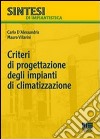 Criteri di progettazione degli impianti di climatizzazione libro