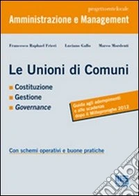 Le unioni di comuni libro