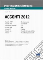 Acconti 2012 libro