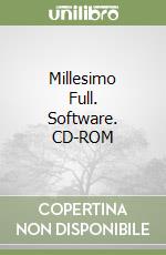 Millesimo Full. Software. CD-ROM