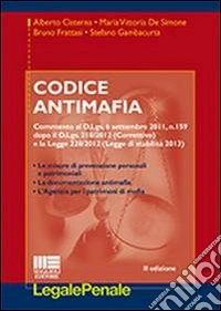 Codice antimafia libro