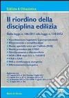 Il riordino della disciplina edilizia libro