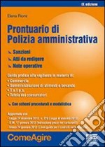 Prontuario di polizia amministrativa libro