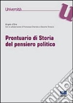 Prontuario di storia del pensiero politico libro