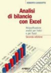 Analisi di bilancio con Excel libro di Candiotto Roberto