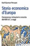 Storia economica d'Europa libro