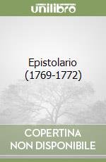 Epistolario (1769-1772) libro