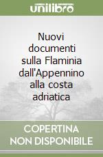 Nuovi documenti sulla Flaminia dall'Appennino alla costa adriatica libro