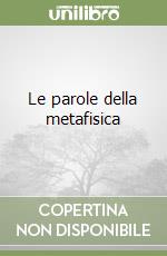 Le parole della metafisica libro