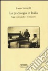 Psicologia in Italia. Saggi storiografici. Terza serie libro