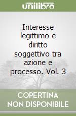 Interesse legittimo e diritto soggettivo tra azione e processo. Vol. 3