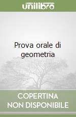 Prova orale di geometria libro