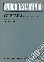 Geremia. Capitoli 25, 15-52, 34 libro