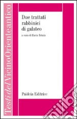 Due trattati rabbinici di galateo libro