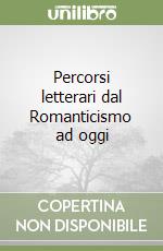 Percorsi letterari dal Romanticismo ad oggi libro