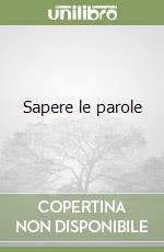 Sapere le parole libro