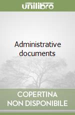 Administrative documents libro