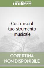 Costruisci il tuo strumento musicale libro