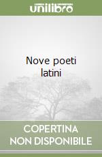 Nove poeti latini libro