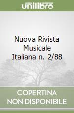 Nuova Rivista Musicale Italiana n. 2/88 libro