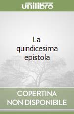 La quindicesima epistola libro