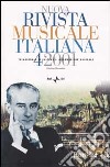 Nuova rivista musicale italiana (2001). Vol. 4 libro