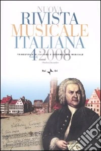 Nuova rivista musicale italiana (2008). Vol. 4 libro