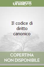 Il codice di diritto canonico libro