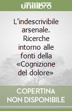 L'indescrivibile arsenale. Ricerche intorno alle fonti della «Cognizione del dolore»