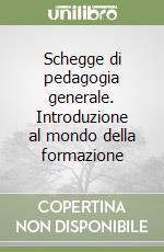 Schegge di pedagogia generale. Introduzione al mondo della formazione libro