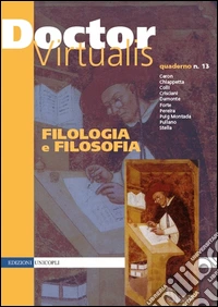 Doctor Virtualis. Vol. 13: Filologia e filosofia libro