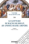 Le lettere di Maine de Biran ad André-Marie Ampère libro