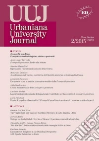 Urbaniana University Journal. Euntes Docete (2015). Vol. 2: Evangelii gaudium. Prospettive ecclesiologiche, etiche e pastorali libro
