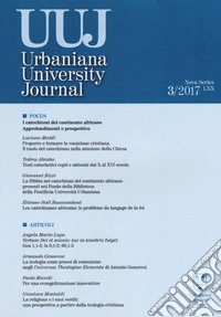 Urbaniana University Journal. Euntes Docete (2017). Vol. 3: Focus: i catechismi del continente africano. Approfondimenti e prospettive libro
