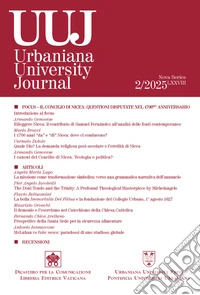 Urbaniana University Journal (2025). Vol. 2: Il Concilio di Nicea: Questioni disputate nel 1700mo anniversario libro