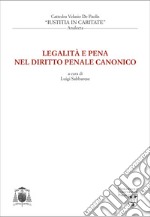 Legalità e pena nel diritto penale canonico libro