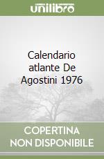 Calendario atlante De Agostini 1976 libro